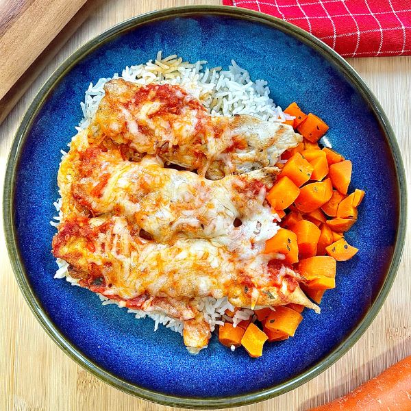 Grilled Chicken Parmigiana (Kcal 396)