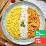 Pulled Chicken with Corn Cream (Kcal 404)
