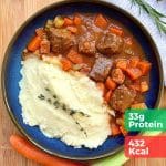 Guinness Beef Stew (432 Kcal)