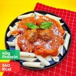 Meatballs with Penne (Kcal 540)