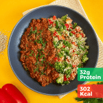 Beef Bolognese with Quinoa (Kcal 302)